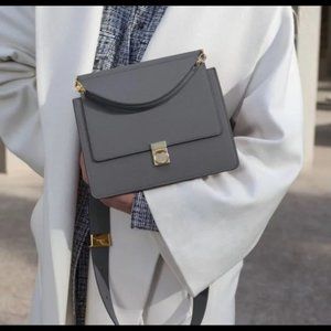 Polene | Bags | Polne Numro Sept Number Seven Grey Textured